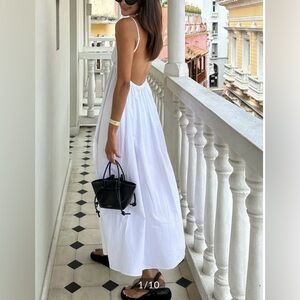 Commense White Coastal Cowgirl Backless Dress (NWOT)